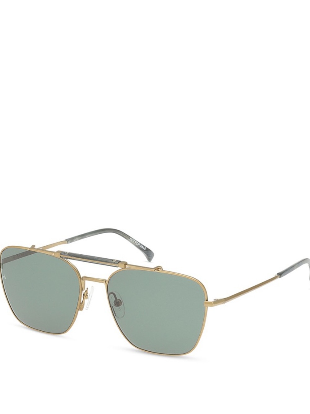 rag & bone Gold Frame Sunglasses with brown gradient lense